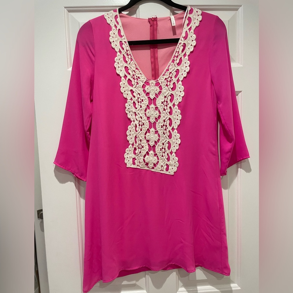 Hot Pink Cocktail Dress